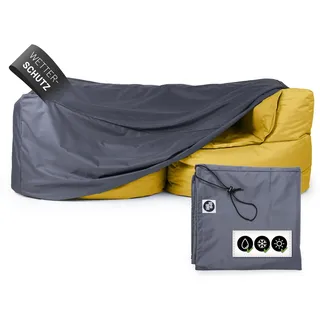 Lumaland Wetterschutzhaube für 2 Modulare Elemente Grau