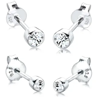 Elli Ohrstecker-Set Elli Silber 925 mit Swarovski-Kristall