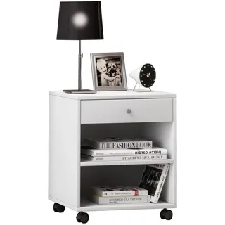 VCM Nachttisch Rolda 45 x 38 x 54 cm Weiß