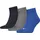 Socken Plain 3P 3 Paar Blau/Grau 35-38