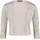 Bolero Strickjacke Grau-Beige-Silber XL