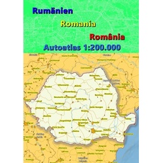 Rumänien Autoatlas, Straßenatlas 2023/2024 1:200.000 (România)