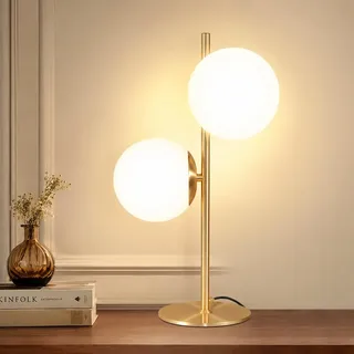ZMH Tischlampe Wohnzimmer Modern Nachttischlampe Industrial Tischleuchte