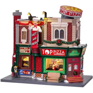 Lemax 25860-UK Harvest Crossing Sights & Sounds: Top Pizza