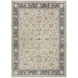 Atticgo Vintage-Teppich Beige Sensation 80/150 cm , Silberfarben, Beige , Textil , Abstrakt , Rechteckig , 80x150 cm , Oeko-Tex® Standard 100 , antistatisch, für Fußbodenheizung geeignet, leicht zusammenrollbar , Teppiche und Böden, Teppiche, Vintageteppiche