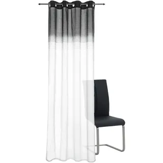 decolife Gardine »Nora« Ösen 1 Stk. tlg. Ösenschal mit Farbverlauf