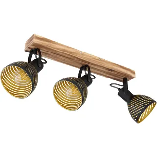 GLOBO Strahler 1 E27 Holz dunkelbraun