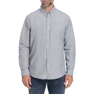 Pioneer Herren Shirt Button-Down Hemd, Micro Chip Muster, S