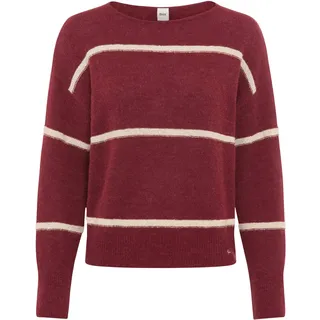 BRAX Damen Style.Lisa Lightweight Alpaca Sequins Stripe Pullover