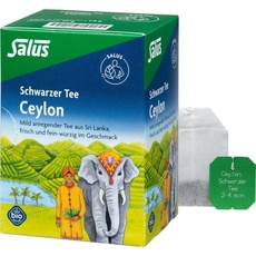Bild Ceylon Schwarzer Tee bio Salus Filterbeutel