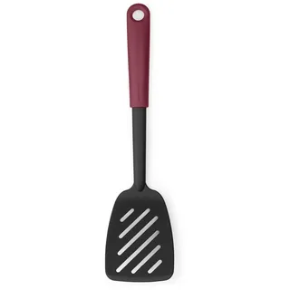 Brabantia TASTY+ Pfannenwender | Hitzebeständiger Pfannenwender aus Nylon für antihaftbeschichtete Pfannen | Spülmaschinenfest | Aufhängeschlaufe | Aubergine Red