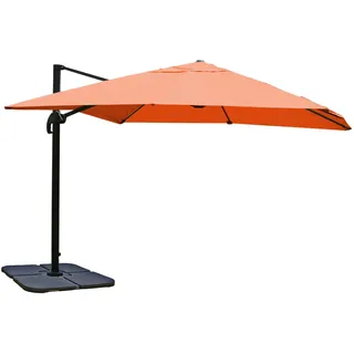 MCW Ampelschirm 300 x 300 cm Orange