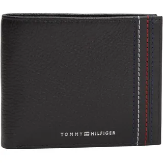 Tommy Hilfiger Herren Th Central Cc & Coin Am0am14233 Faltbare Brieftasche, Black (Black)