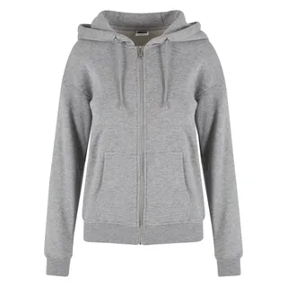 URBAN CLASSICS Zip Hoodie Grau M