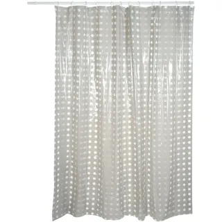 MSV Duschvorhang Melanie 180 x 200 cm braun