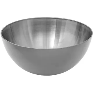 5five - rutschfeste salatschüssel d24cm edelstahl