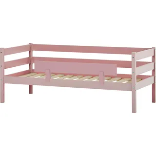 Hoppekids Einzelbett »ECO Comfort Kinderbett, Kiefer Massivholz, Jugendbett inkl. Rollrost«, 70x160 cm, wahlweise in verschieden Farben/ Matratze/ Absturzsicherung, rosa