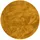 Rund Beige/Gelb