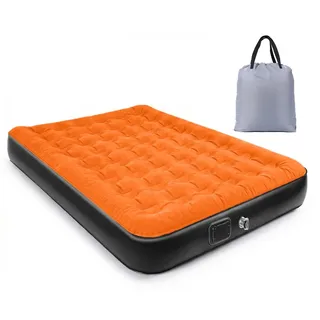 Luftmatratze - Selbstaufblasbares Luftbett - 150x200x25 cm - Für 2 Personen - Tragbare Pumpe - Camping & Gästebett