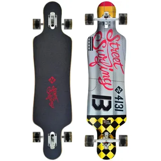 Streetsurfing Longboard Drop Through Freeride 39'' 4131