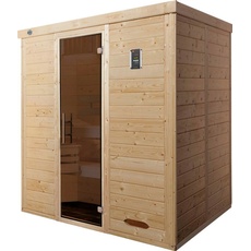 Bild Sauna »Kemi«, 7,5 kW Bio-Ofen mit digitaler Steuerung, beige