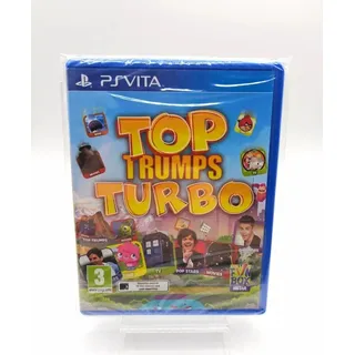 Top Trumps Turbo NEW  PAL Sony Playstation PSV  Pop Stars Moviies PS Vita