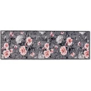 Astra 50 x 150 cm Grau/Rosa/Weiß