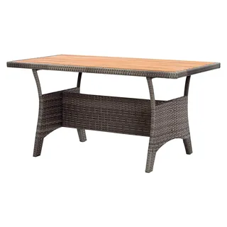 Gartentisch Klapptisch, Balkontisch, Gartenmöbel, Klappbarer Tisch, Grau 120x70x66 cm Akazie Massivholz - Grau