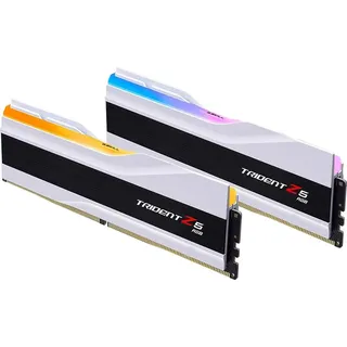 G.SKILL Trident Z5 RGB weiß DIMM Kit 96GB, DDR5-6400, CL32-39-39-102, on-die ECC (F5-6400J3239F48GX2-TZ5RW)