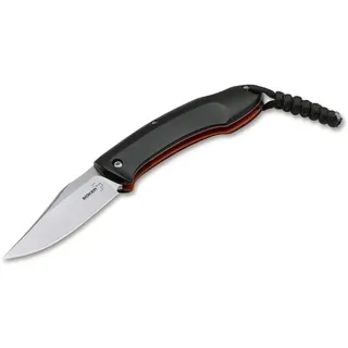 BÖKER PLUS Frelon Taschenmesser aus VG10-Metall und glasfaserverstärktem Kunststoff in der Farbe Schwarz - 19, 20 cm