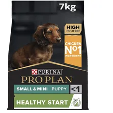 Pro Plan Purina Hundefutter für kleine und kleine Welpen mit OptiStartart, reich an Trockenfutter für Hühner