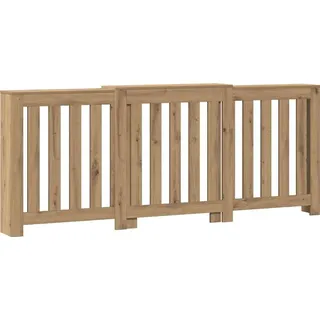 vidaXL Heizkörperverkleidung Artisan-Eiche 205x21,5x83,5 cm