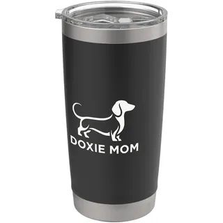Doxie Mom Dackel Hundebesitzer Doppelwandiger Edelstahl-Thermobecher