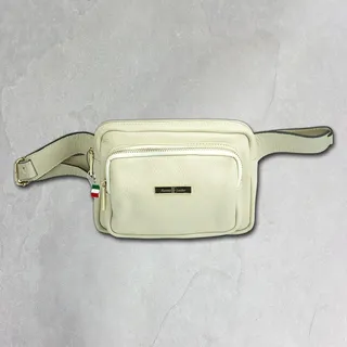 Florence Echtleder Gürteltasche Damen beige Bauchtasche Jugend damen OTF142W