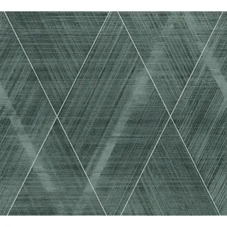 A.S. Création Vliestapete Rautenmuster Grün Schwarz