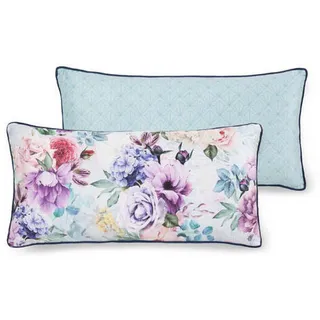 Zierkissen , Multicolor , Textil , Blume , Füllung: Polyester , 30x60 cm , Wendekissen , Heimtextilien, Wohntextilien, Kissen, Zierkissen