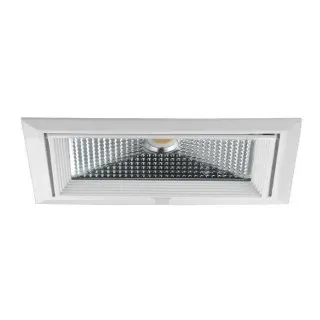 Brumberg LED-Einbauwallwasher, weiß, quadratisch - 88687174