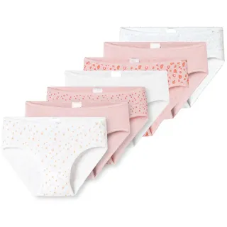 Schiesser Mädchen 7 Pack Slips - 95/5 Baumwolle - Größe 92 bis 140