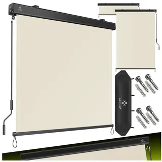 Kesser Aluminium Senkrechtmarkise 180 x 250 cm Beige