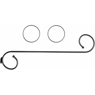 Good Life Himmelbettgarnitur »Antonia« mit 2 Deko-Ringen, schwarz