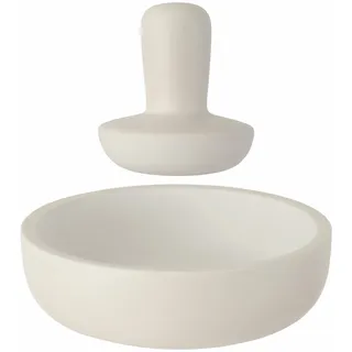 BergHoff Mörser mit Stößel 17 cm - Leo (Gewürzmörser aus Steingut, für Kräuter / Gewürze, Mühle, für frisch gemahlene Gewürze, zur Zubereitung von Pesto) 3950033