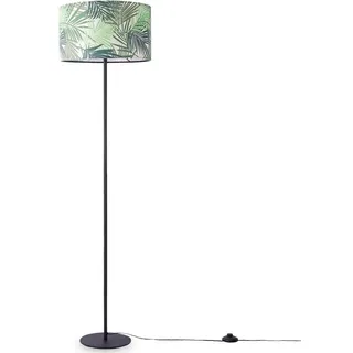 Paco Home Stehlampe »Ostende 534« E27 Stehleuchte Kinderzimmer Lampe Leselampe Deko Wohnzimmer Palme schwarz