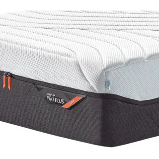 Tempur Matratze PRO Plus Firm , Anthrazit, Weiß , Textil , Füllung: Viskoelastischer Kern , rechteckig , 140x200 cm , Über- und Sondergrößen erhältlich, Bezug abnehmbar/waschbar, für verstellbare Lattenroste geeignet, alternative Größen erhältlich, Bezug rundum abnehmbar , Schlafzimmer, Matratzen, Viscomatratzen