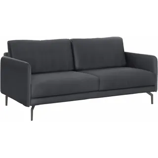 Creation BY ROLF BENZ 3-Sitzer »CR.450, Designsofa, edles Sofa, Loungesofa, Ledersofa, klares Design«, Armlehne sehr schmal, Breite 190 cm, Alugussfuß Umbragrau Creation BY ROLF BENZ signalschwarz 534-58