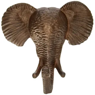 CALATHEA HOME Elefantenförmiger Kleiderbügel, Messing, Gealtertes Gold, Nur