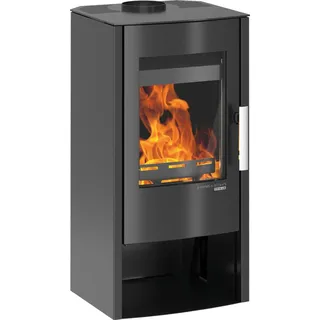 Haas+Sohn Kaminofen ROSENHEIM EASY -  940 x 484 x 449 / 114 - perl-schwarz