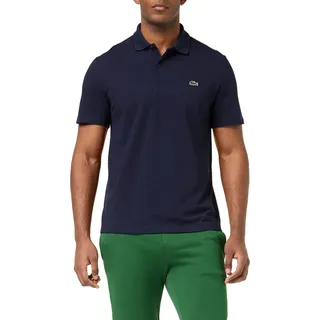 Lacoste Ribbed Collar Poloshirt Herren - Blau