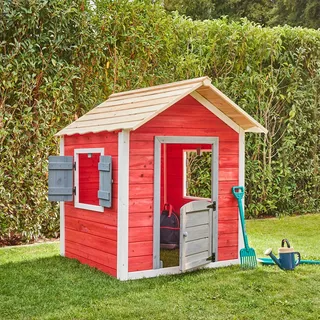 Home Deluxe Spielhaus Das kleine Schloss 101 x 106 x 128 cm Rot