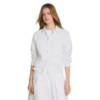 TOM TAILOR Denim 1046683 Jeansjacke, 10101-White Denim, L Damen