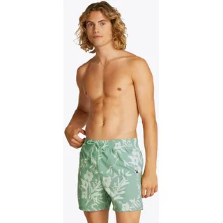 Tommy Hilfiger Swimwear Badeshorts »MEDIUM DRAWSTRING PRINT« mit tropischem Muster, mit Logostickerei